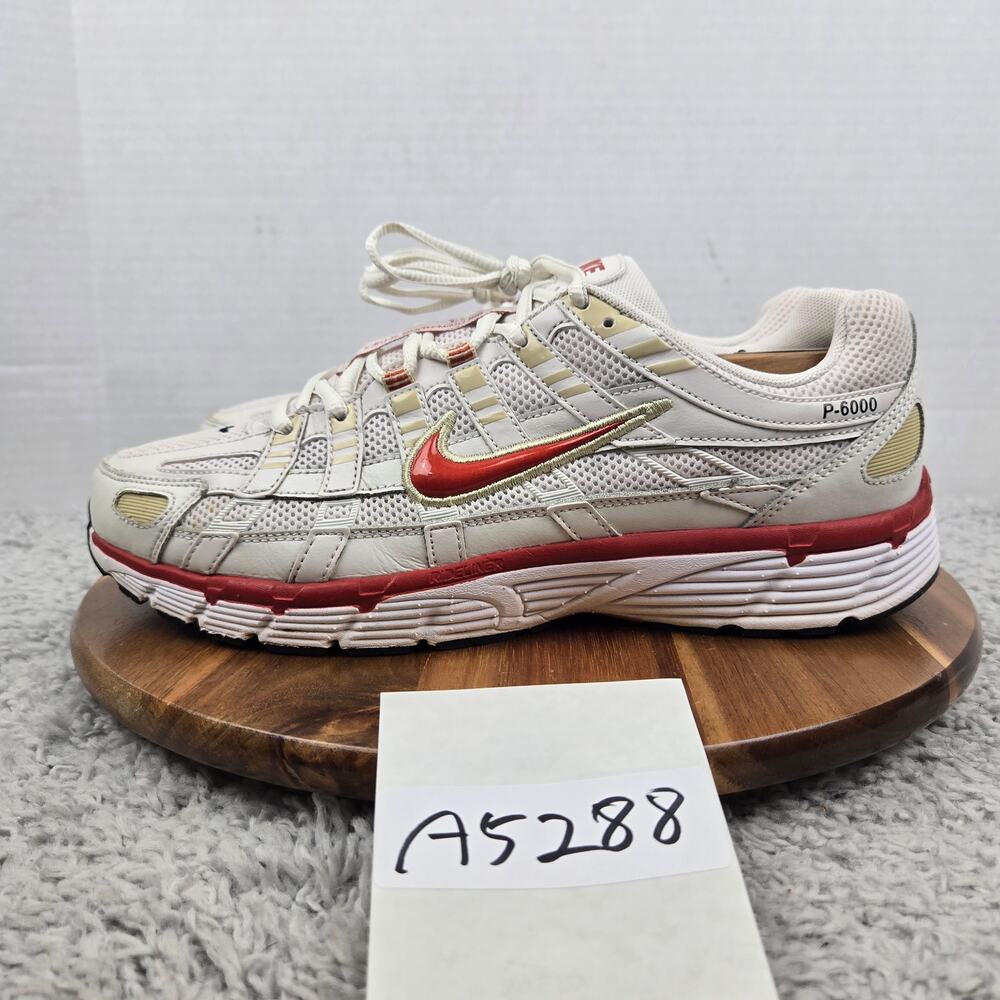 Nike Mens 10 P-6000 Phantom Dragon Red Casual Lifestyle Daily Sneaker CD6404-015